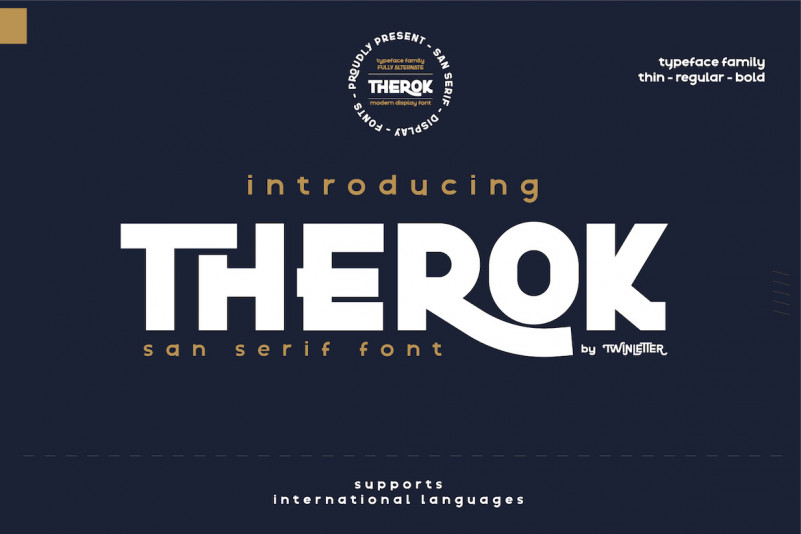 Therok Sans Serif Font