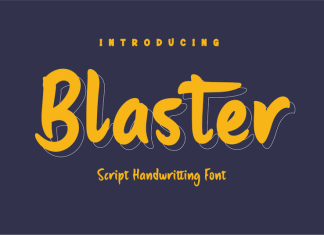 Blaster Display Font