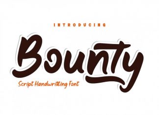 Bounty Display Font
