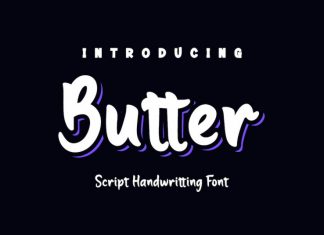 Butter Display Font