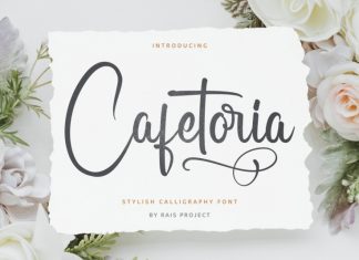 Cafetoria Script Font