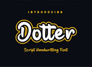 Dotter Display Font