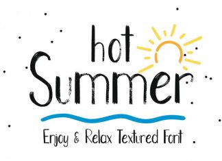 Hot Summer Display Font