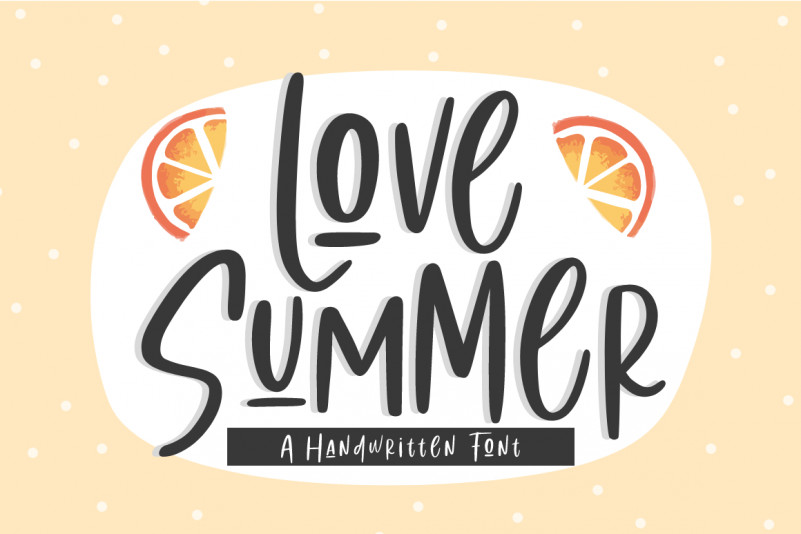 Love Summer | Handwritten Font
