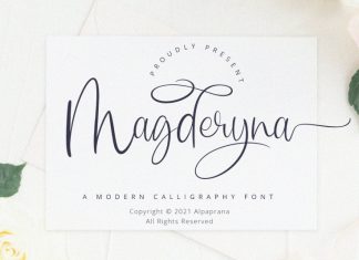 Magderyna Calligraphy Font