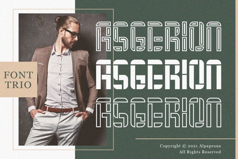 Asgerion – Display Font Trio