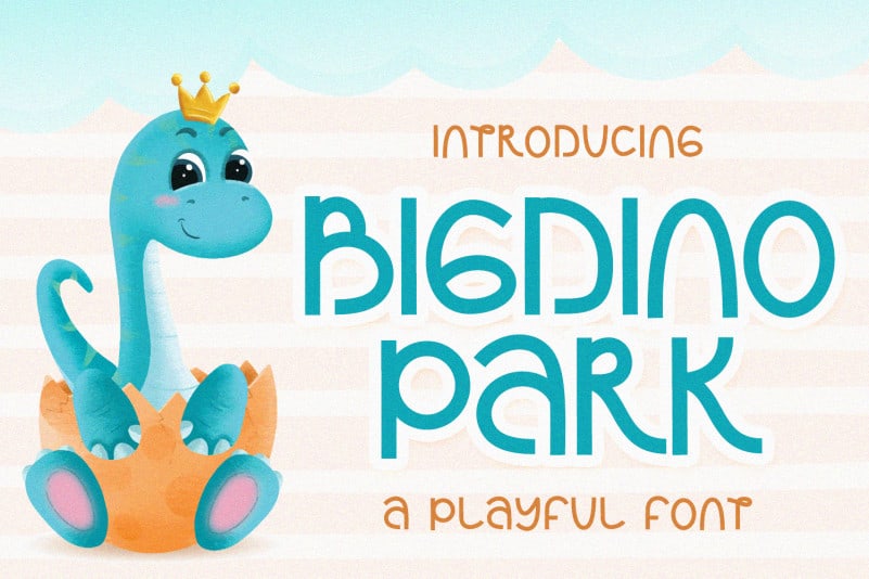 Bigdino Park Display Font