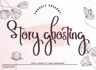 Story Ghosting Script Font