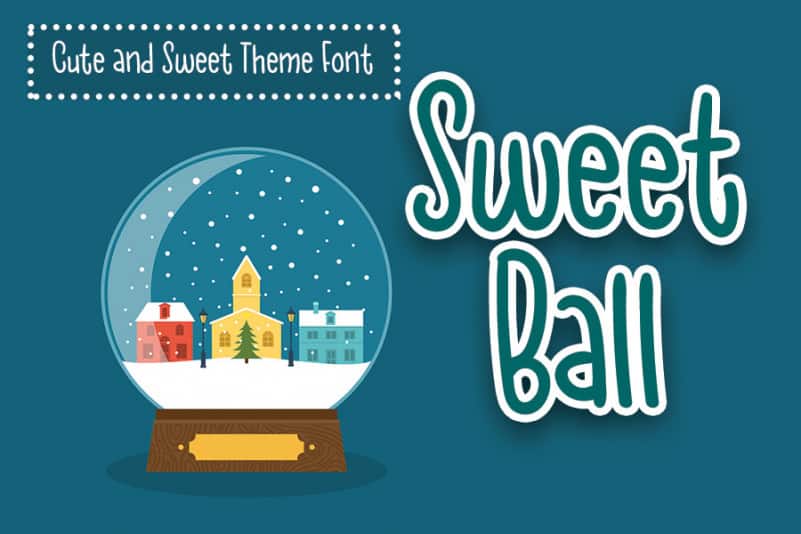 Sweet Ball Display Font