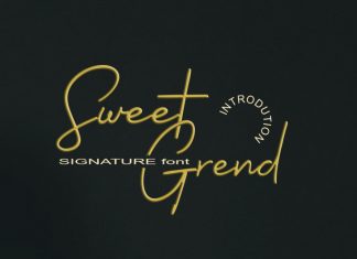 Sweet Grend Handwritten Font 
