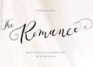 The Romance Calligraphy Font