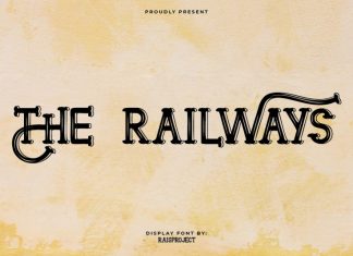The Railways Display Font