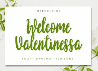 Welcome Valentinessa Script Font