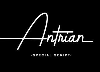 Antrian Handwritten Font