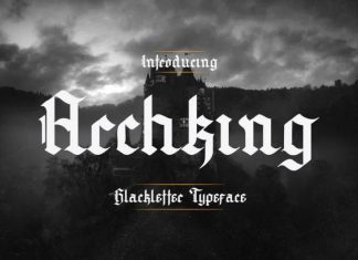 Archking Trial Blackletter Font