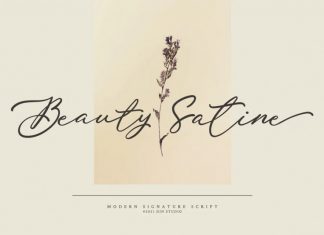 Beauty Satine Script Font