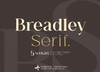 Breadley Serif Font