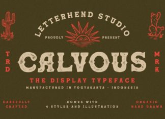 Calvous Display Font