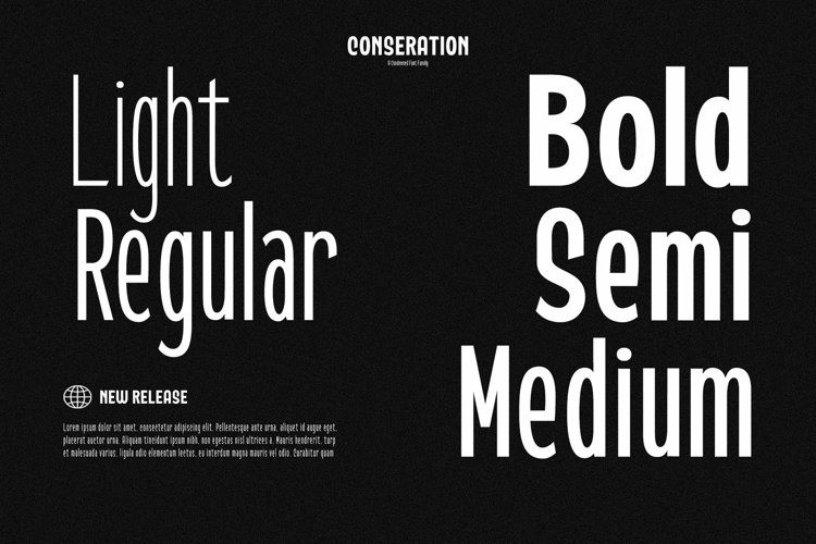 Conseration Font - Download Free Font