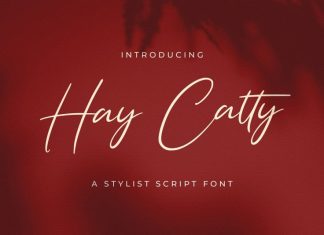 Hay Catty Script Font