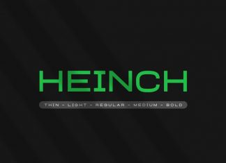 Heinch Medium Sans Serif Font