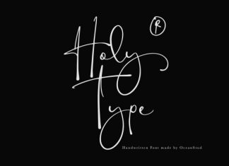Holy Type Handwritten Font