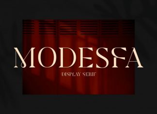 Modesfa Serif Font
