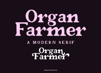 Organ Farmer Serif Font