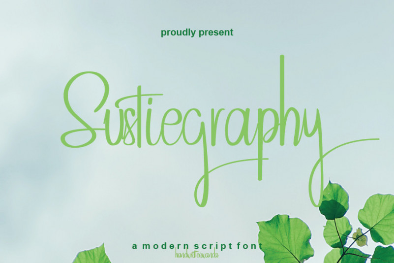 Sustiegraphy Script Font