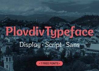 Plovdiv Sans Serif Font