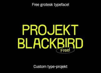 Project Blackbird Sans Serif Font