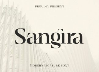 Sangira Serif Font