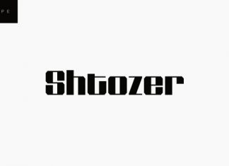 Shtozer Display Font