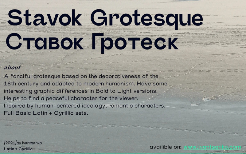 Stavok Grotesque Font preview image 1