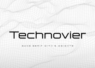 Technovier Sans Serif Font