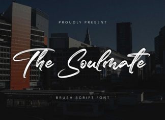 The Soulmate Brush Font