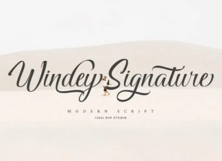 Windey Signature Script Font