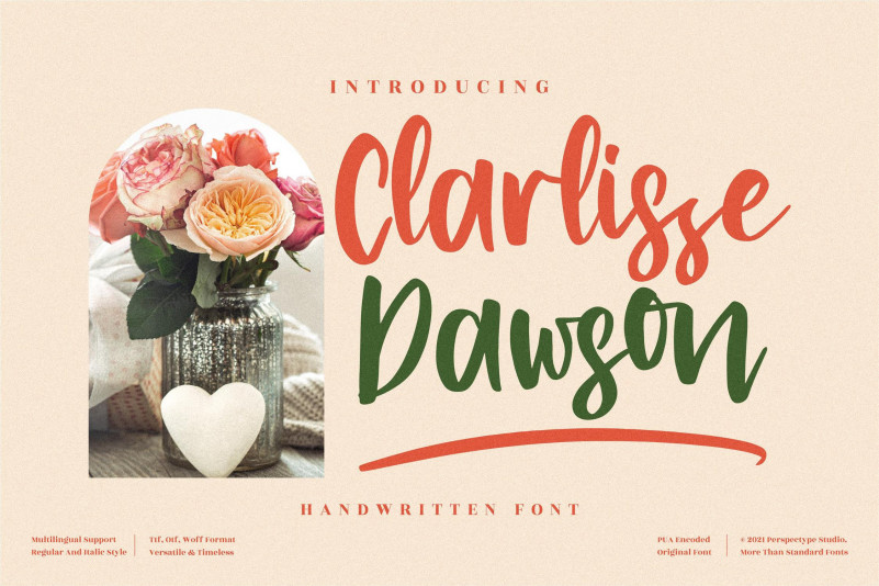 Clarlissa Dawson Script Font
