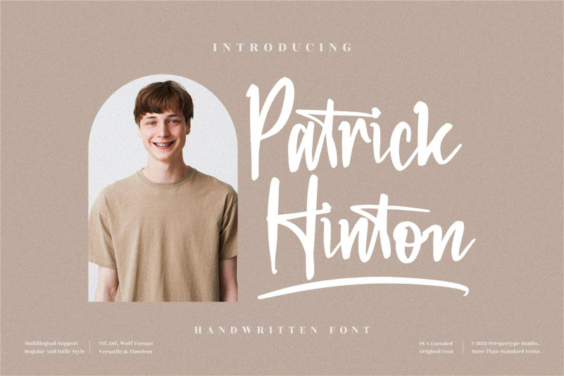 Patrick Hinton Script Font