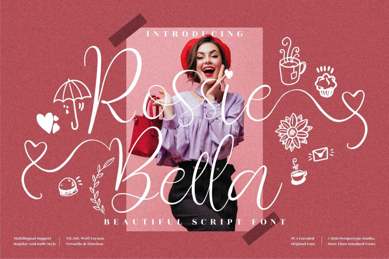 Rossie Bella Calligraphy Font