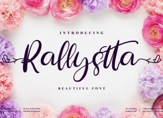 Rallystta Calligraphy Font