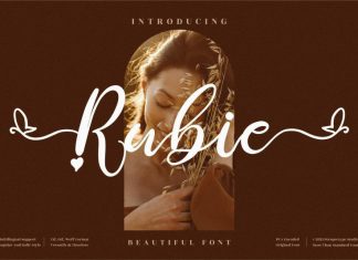 Rubie  Script Font