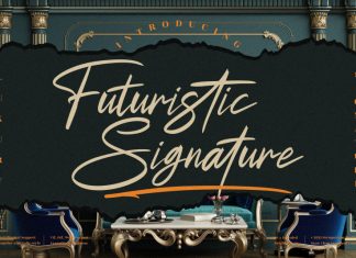 Futuristic Signature Script Font