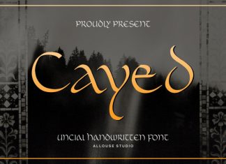 Cayed Display Font