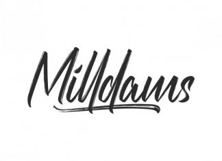 Milldams Brush Font