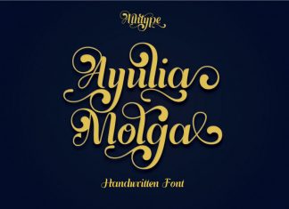 Ayulia Molga Script Font