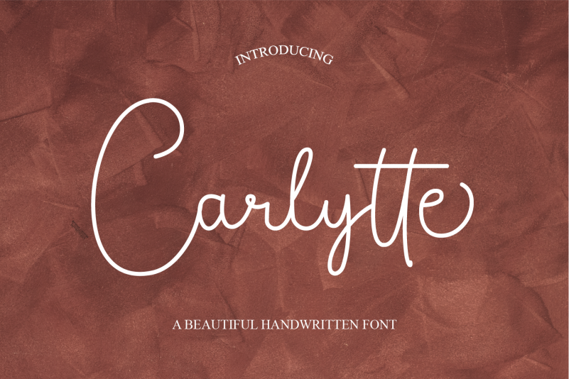 Carlytte Handwritten Font