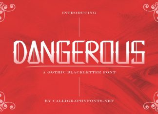 Dangerous Blackletter Font