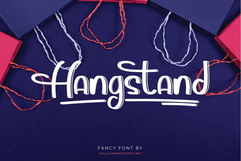 Hangstand Display Font