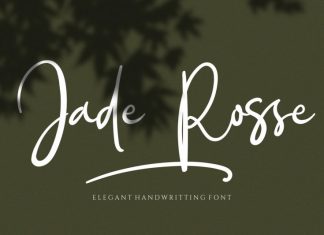 Jade Rosse Handwritten Font